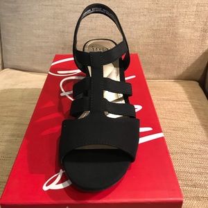 Impo black stretch sandals